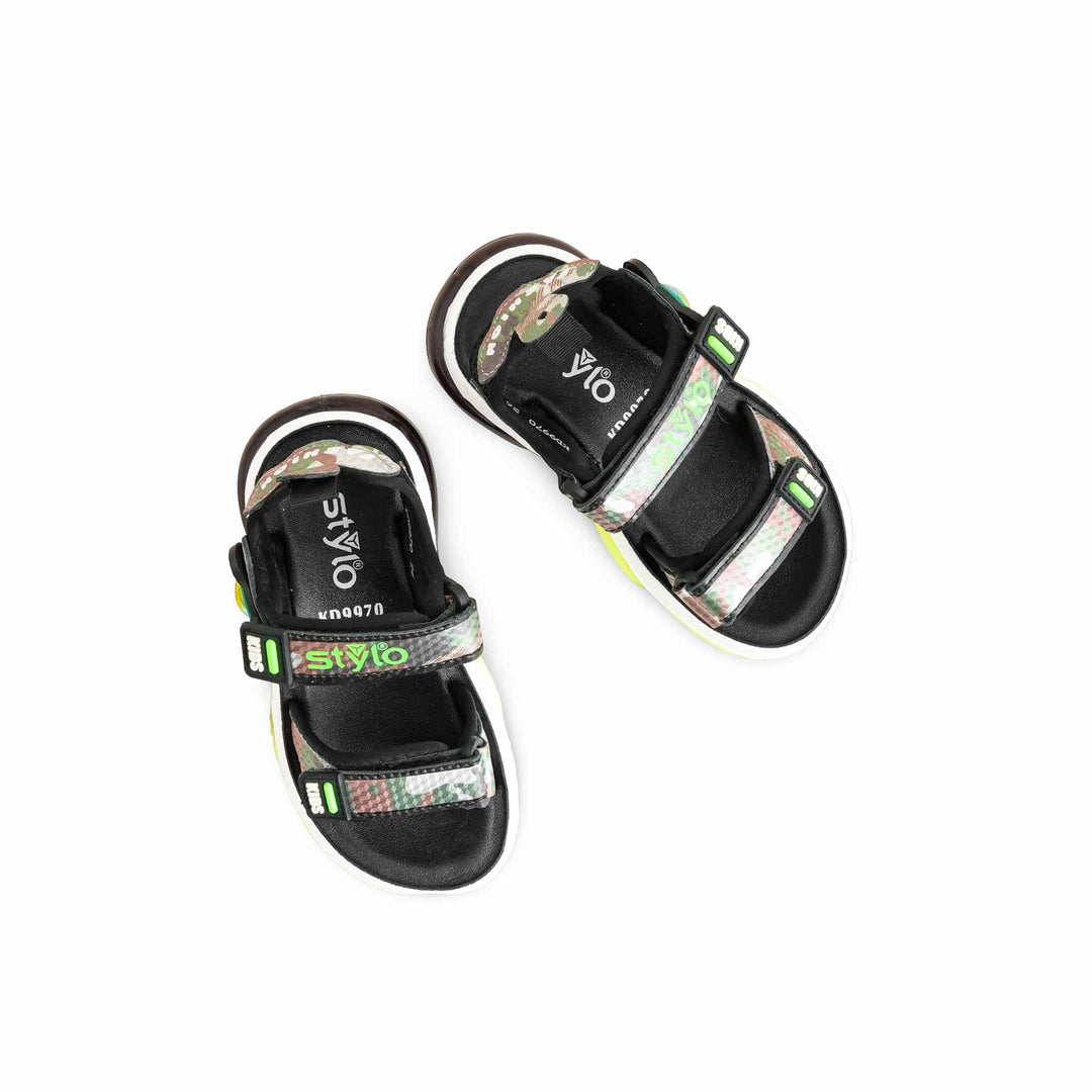 Boys Grey Casual Sandal KD9970
