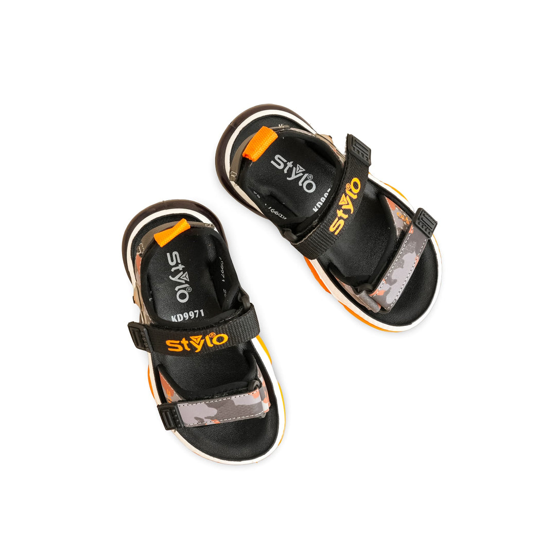 Boys Grey Casual Sandal KD9971
