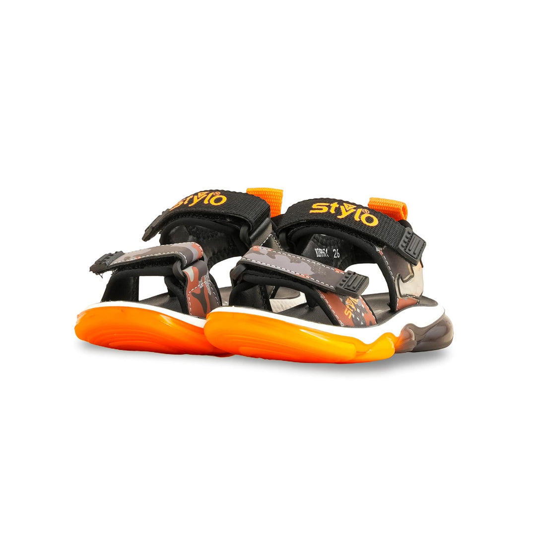 Boys Grey Casual Sandal KD9971