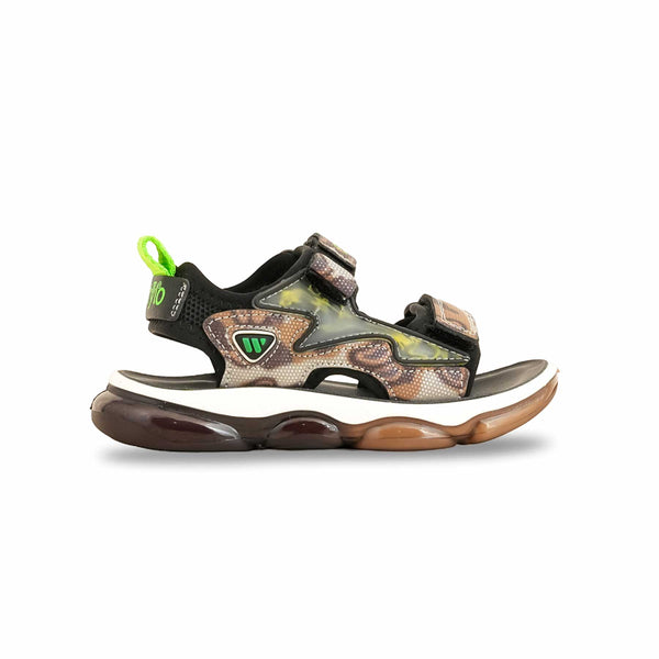 Boys Grey Casual Sandal KD9972