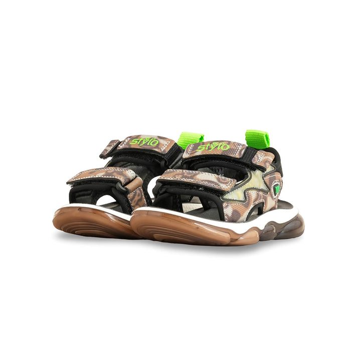 Boys Grey Casual Sandal KD9972