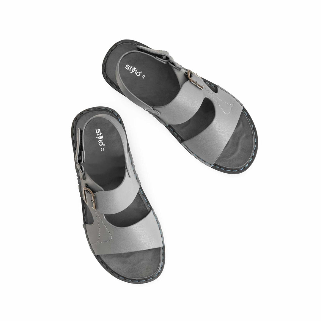Boys Grey Formal Sandal KD9980