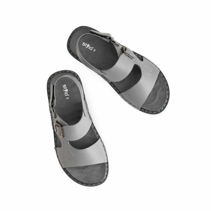 Boys Grey Formal Sandal KD9980