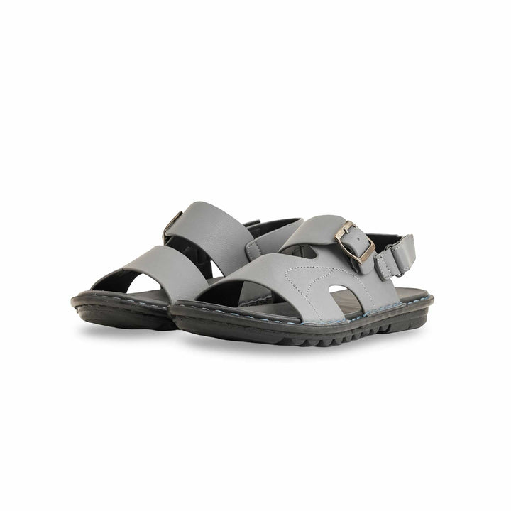 Boys Grey Formal Sandal KD9980
