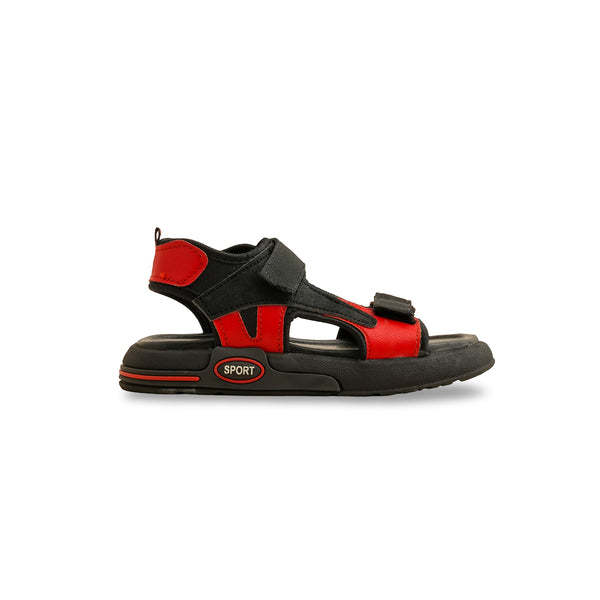 Boys Black Casual Sandal KD9983