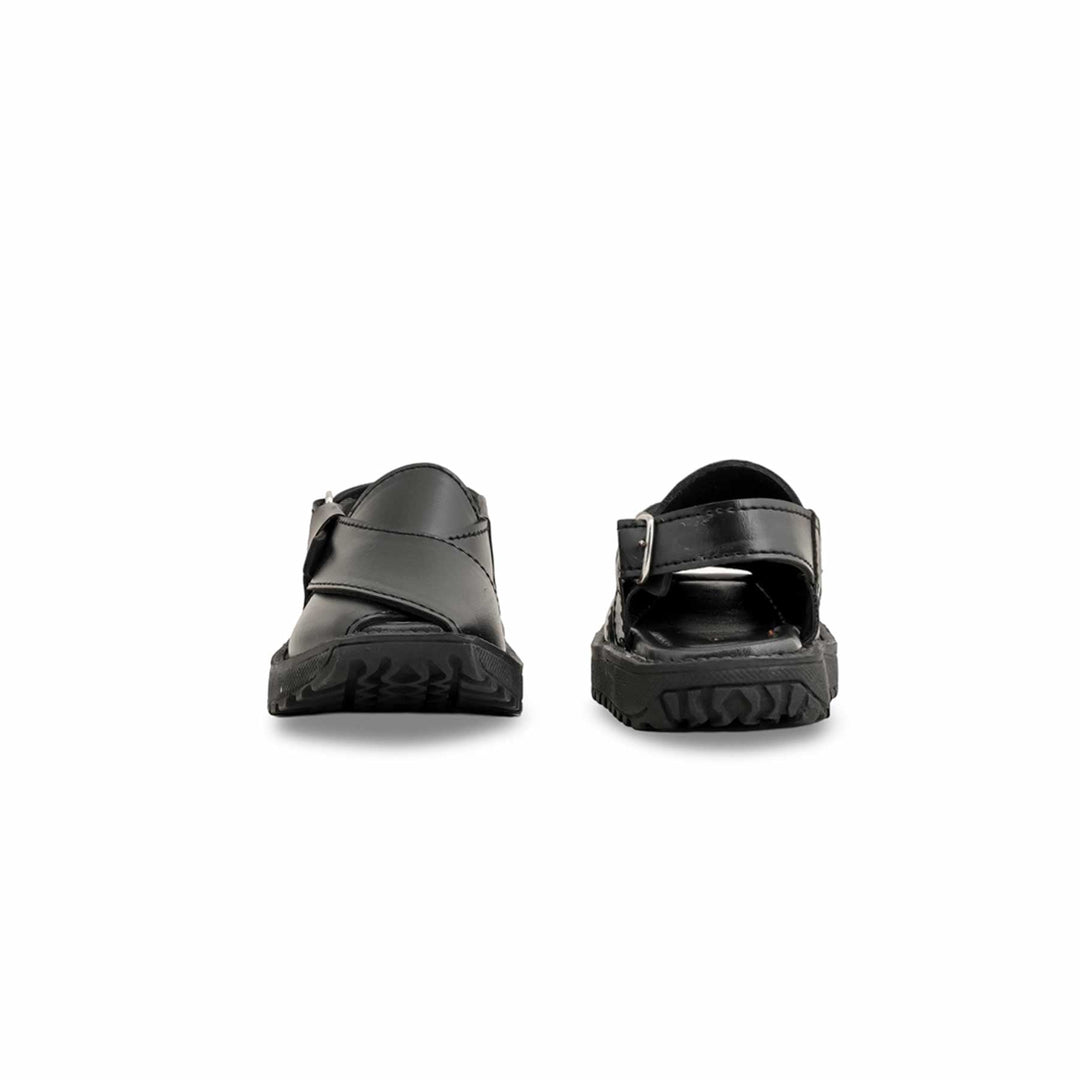 Boys Black Peshawari Chappal KD9992