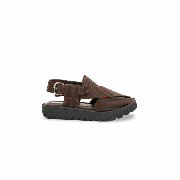 Boys Brown Peshawari Chappal KD9994