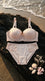 Khaki Padded Bra Set For Women LB2092