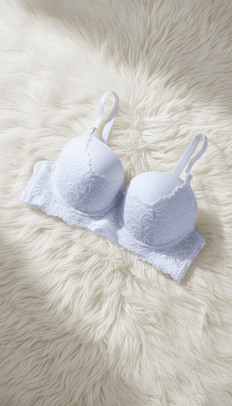 White Cotton Bra For Women LB5003