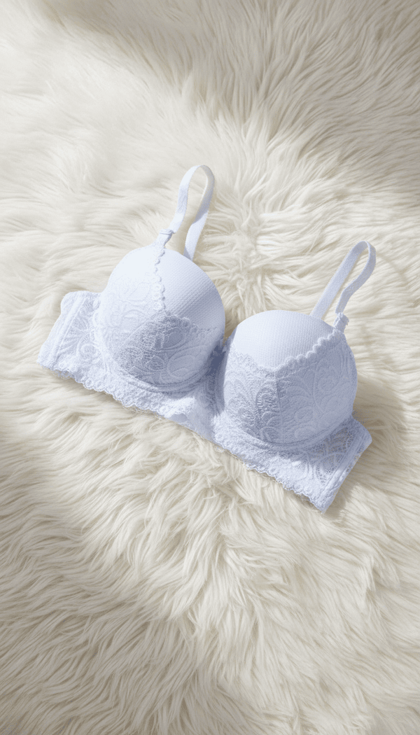 White Cotton Bra For Women LB5003