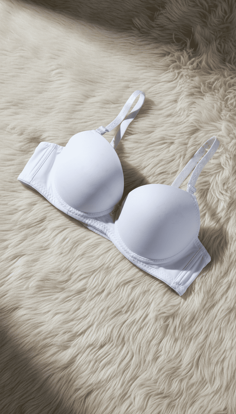 White Cotton Bra For Women LB5009