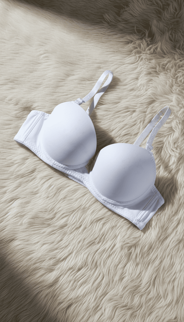 White Cotton Bra For Women LB5009