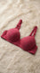 Burgundy Wireless Bra For Women LB5021