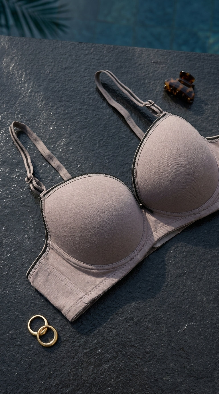 Green Padded Bra For LadiesLB5099