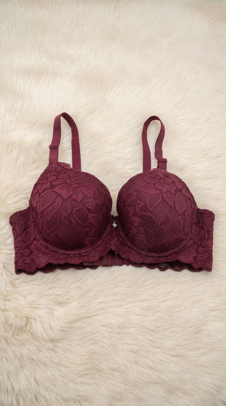 Maroon Padded Bra For Women LB5101