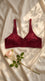Maroon Cotton Bra For Women LB5267