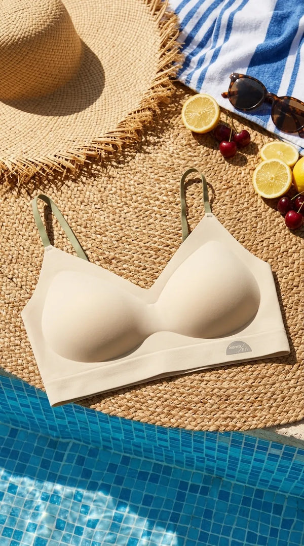 Green Seamless Bra For Women LB5361