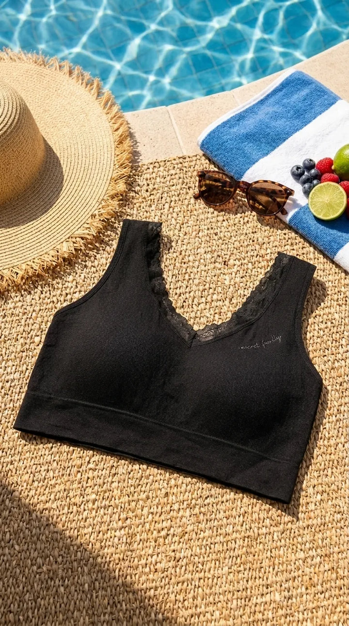 Black Padded Bra For Women LB5372