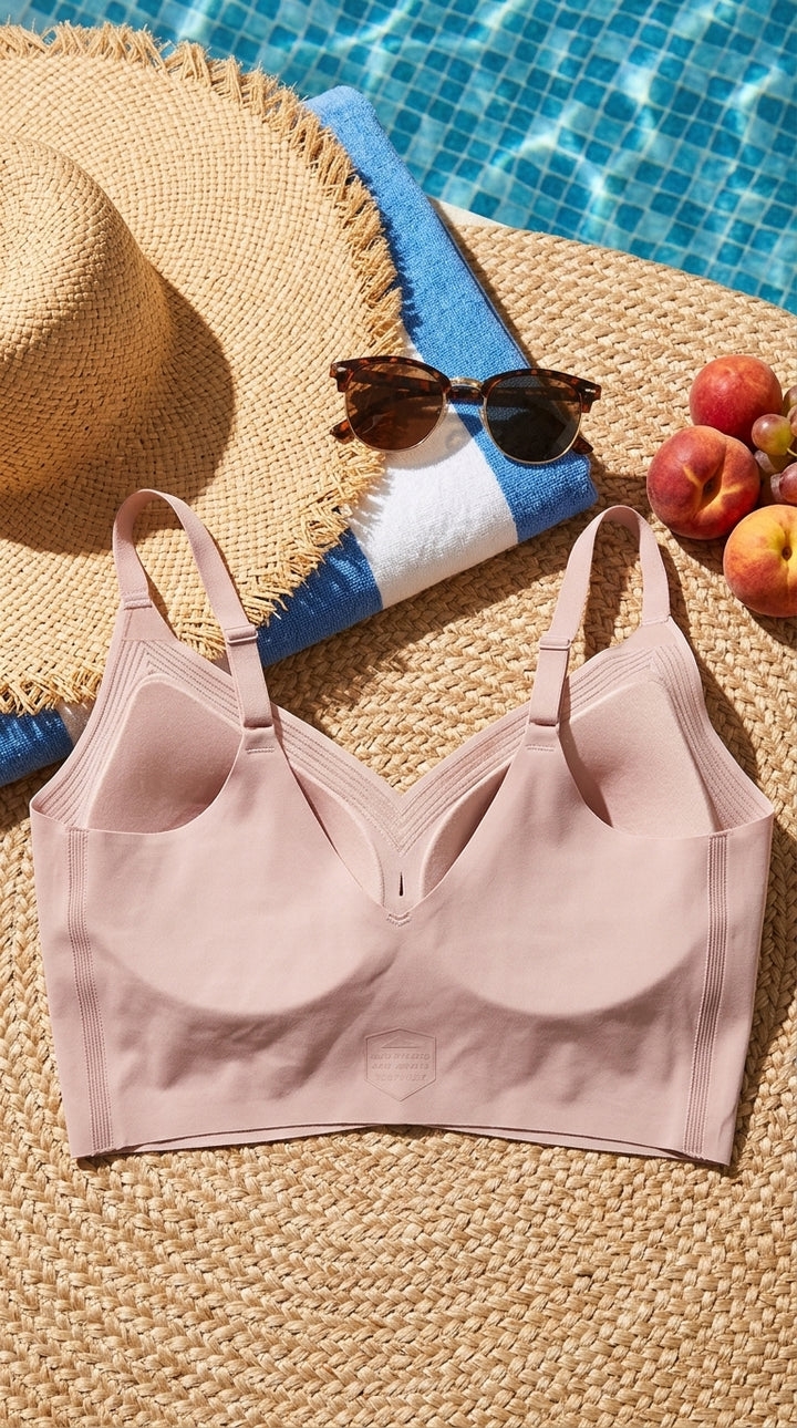 Purple Seamless Bra For Women LB5376