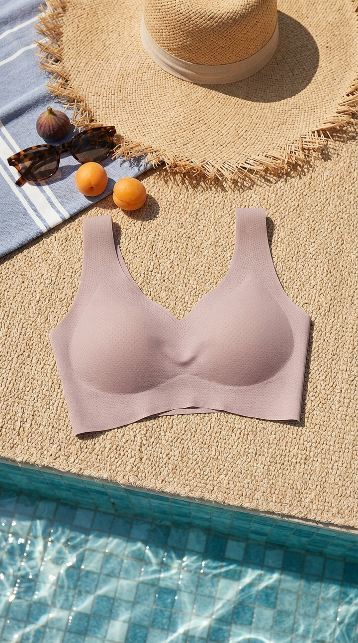 Purple Seamless Bra For Women LB5378