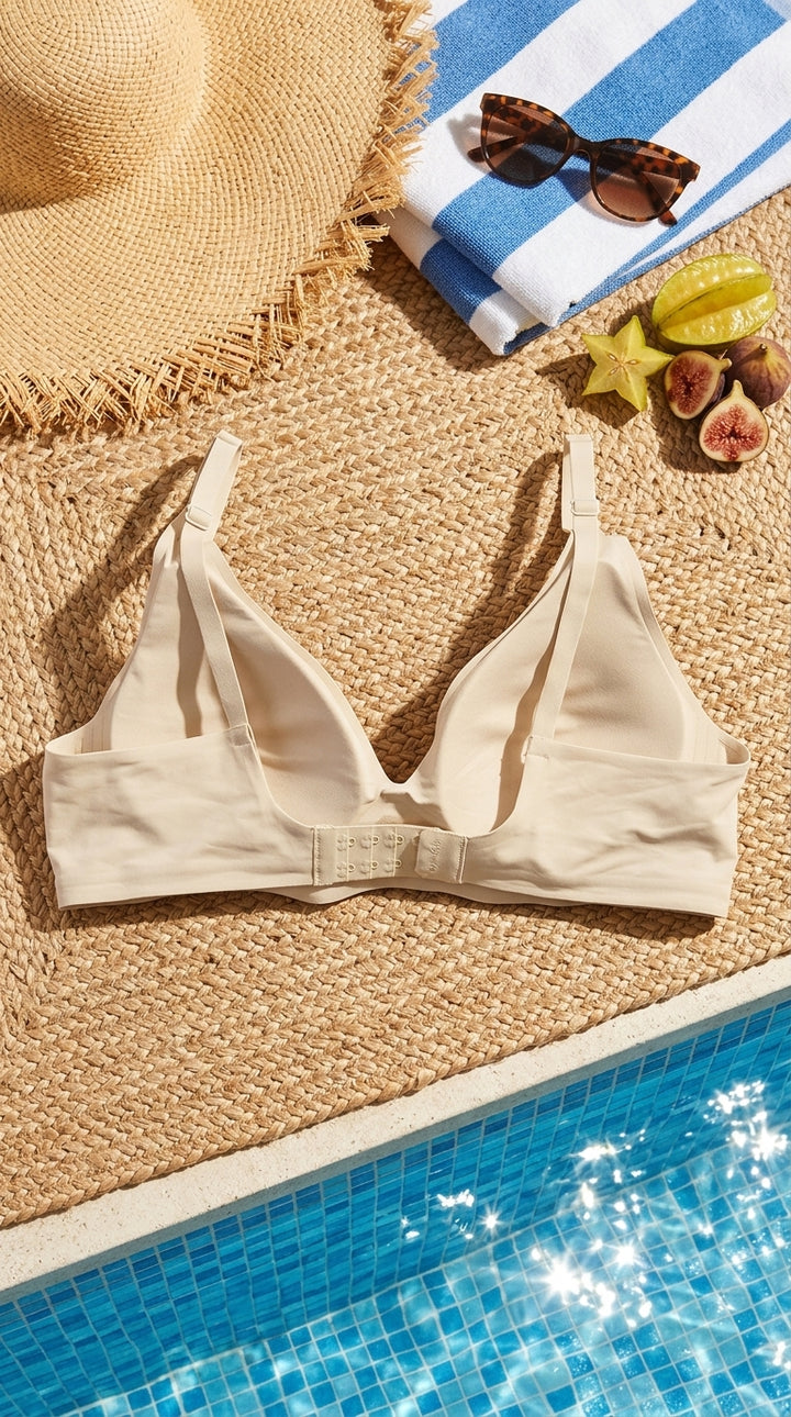 Green Seamless Bra For Women LB5382