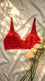 Red Cotton Bra For Women LB5405