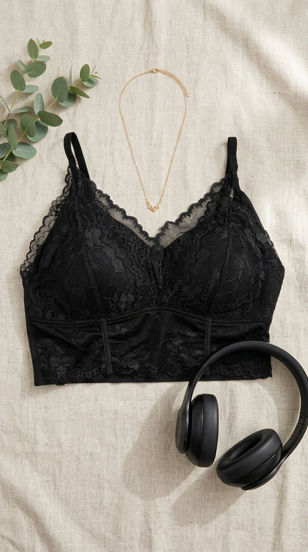 Black Bralette For Women LB5434