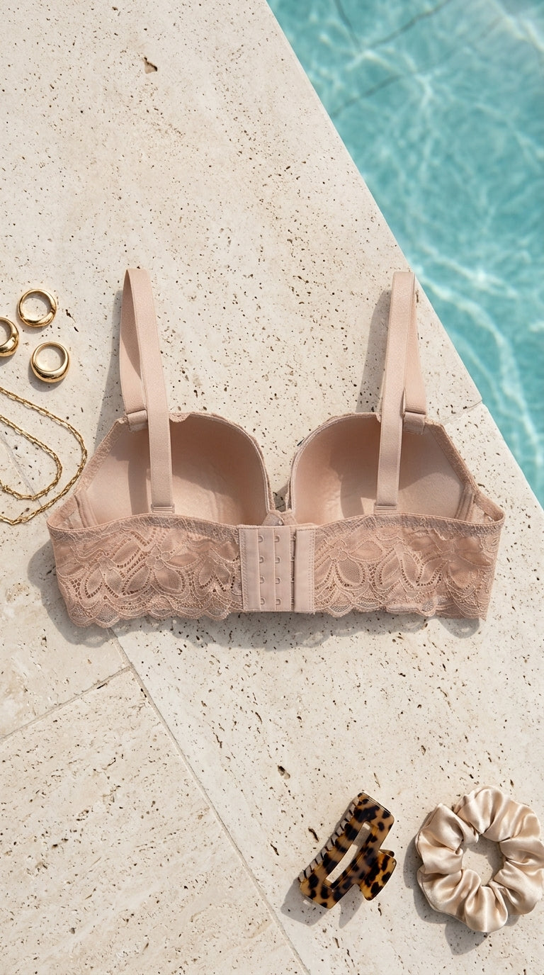 Khaki Push-Up Bra For Women LB5436