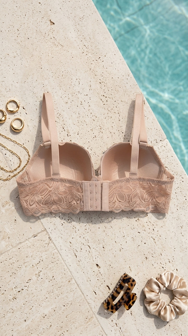 Khaki Push-Up Bra For Women LB5436