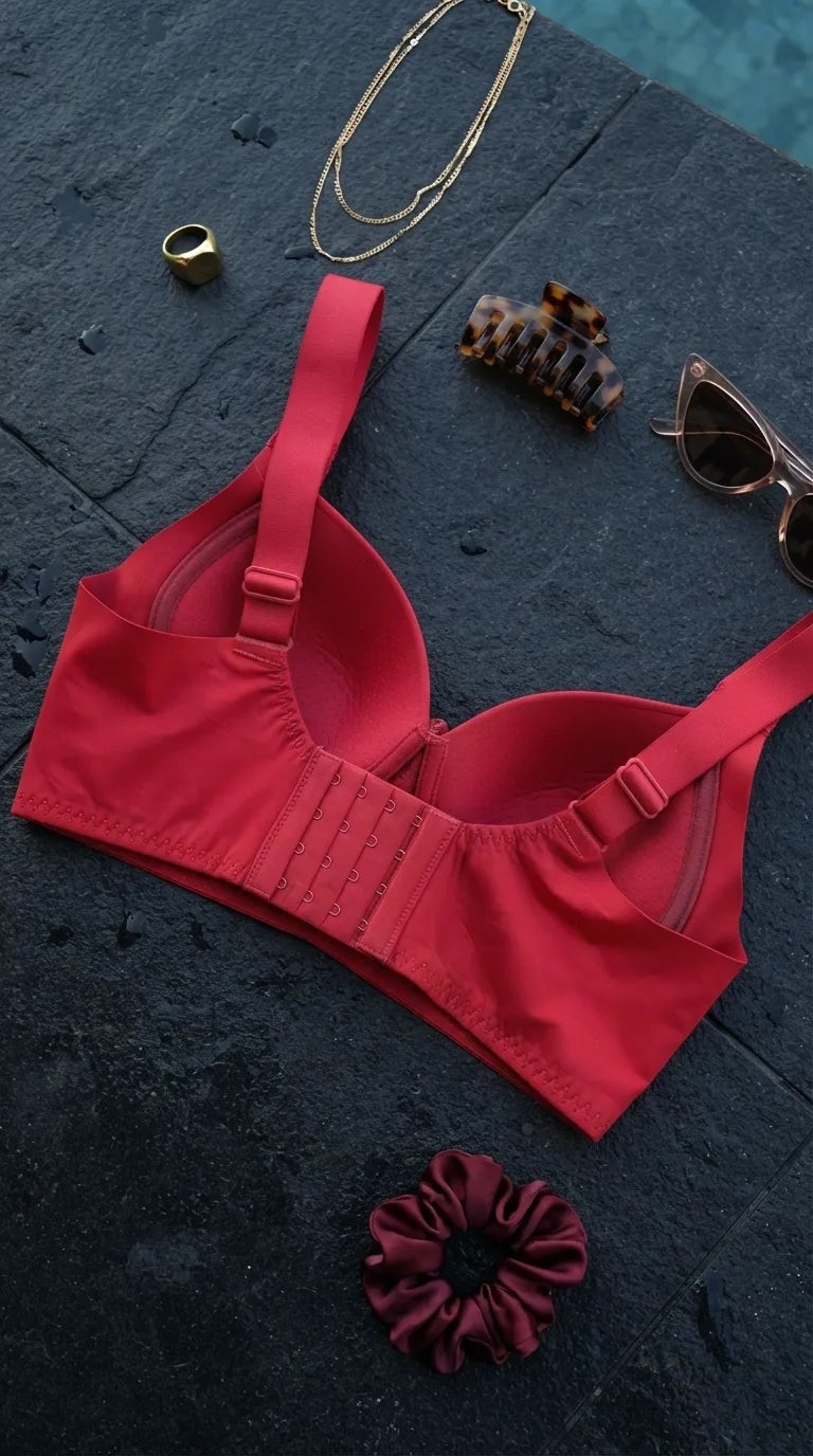 Red Padded Bra For Women LB5438