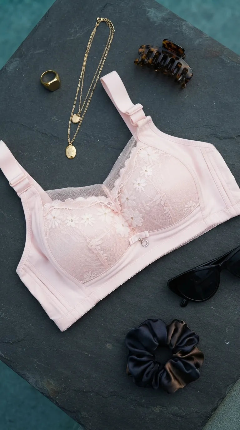 Pink Padded Bra For Women LB5440