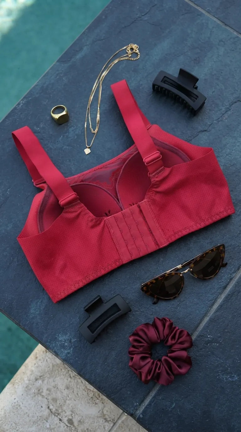 Red Padded Bra For Women LB5442