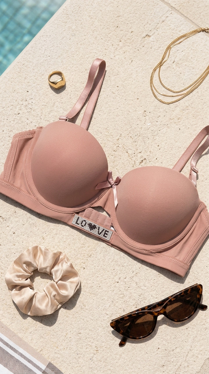 Brown Padded Bra For Women LB5443