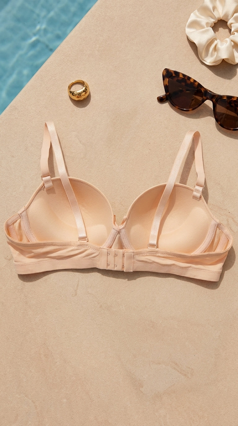 Yellow Padded Bra For Women LB5443