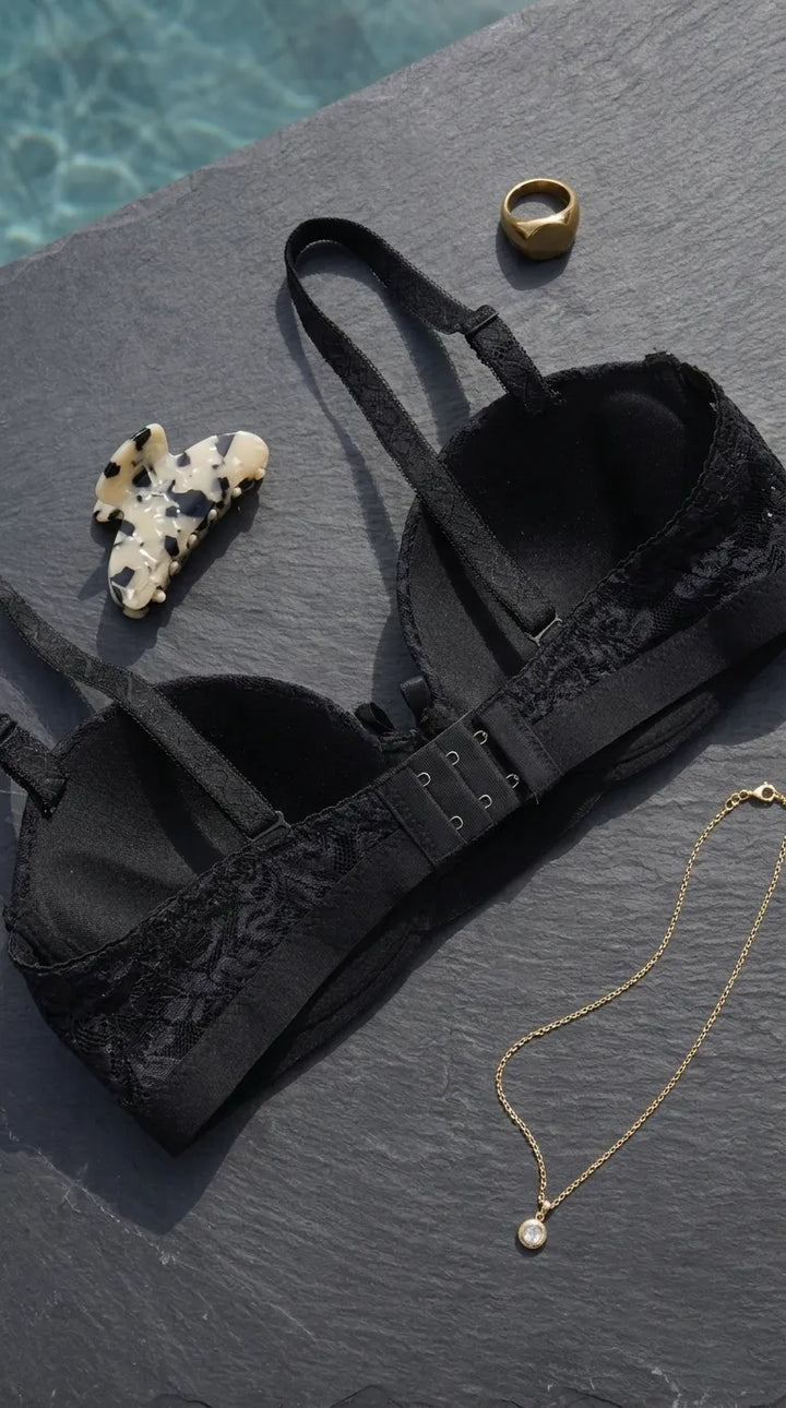 Black Padded Bra For Women LB5444