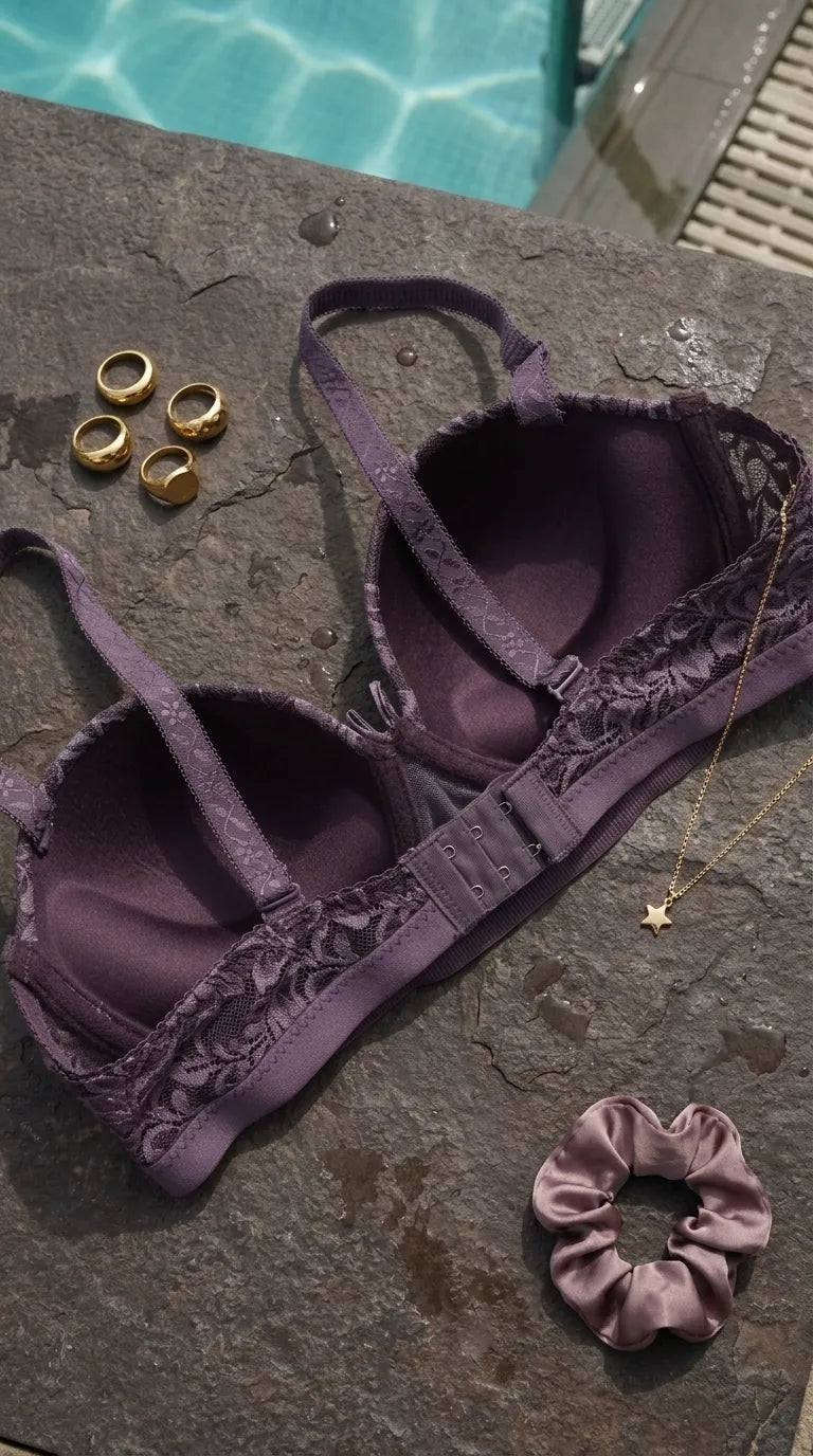 Lilac Padded Bra For Women LB5444