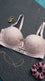Cream/Grey Padded Bra For Women LB5444