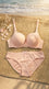 Apricot Padded Bra Set For Women LB5445