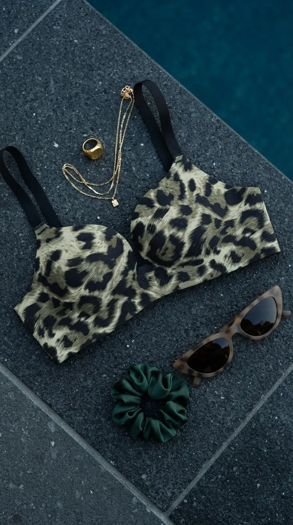 Green Push-Up Bra For Ladies LB5449