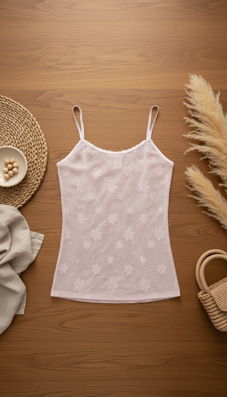Pink Solid Tank Top LC0011