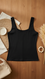 Black Solid Tank Top LC0014