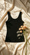 Black Solid Tank Top LC0016