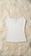 White Solid Tan Top LC003009