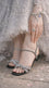 Black Fancy Sandal For Ladies LFN419