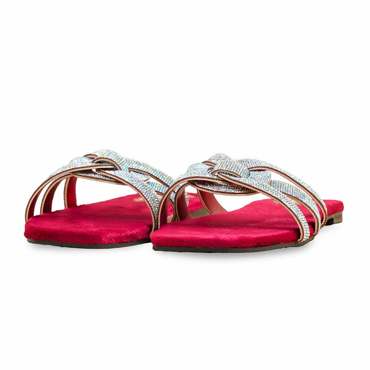 Maroon Fancy Slipper LFN715