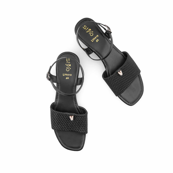 Black Formal Sandal For Women LFR419