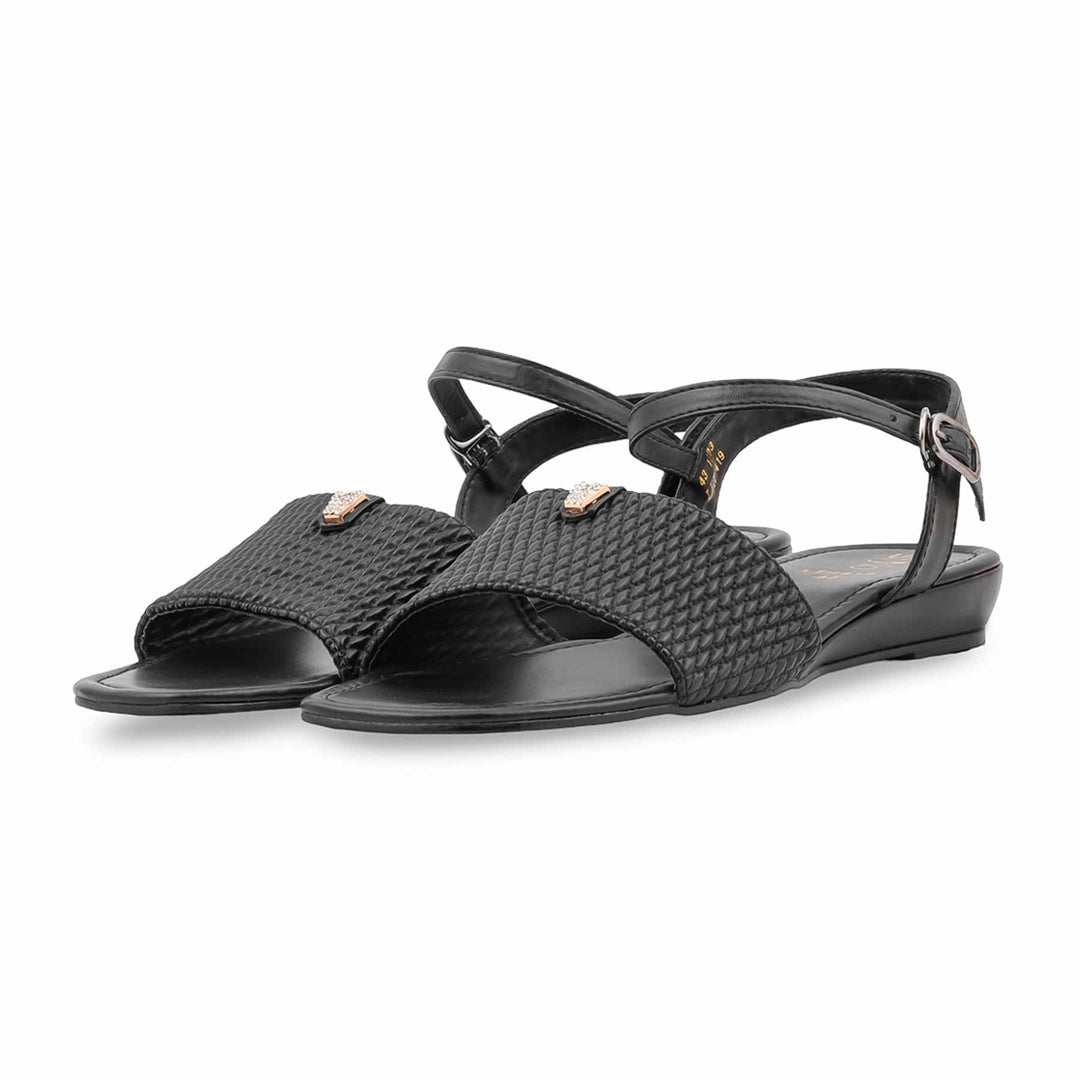 Black Formal Sandal For Women LFR419
