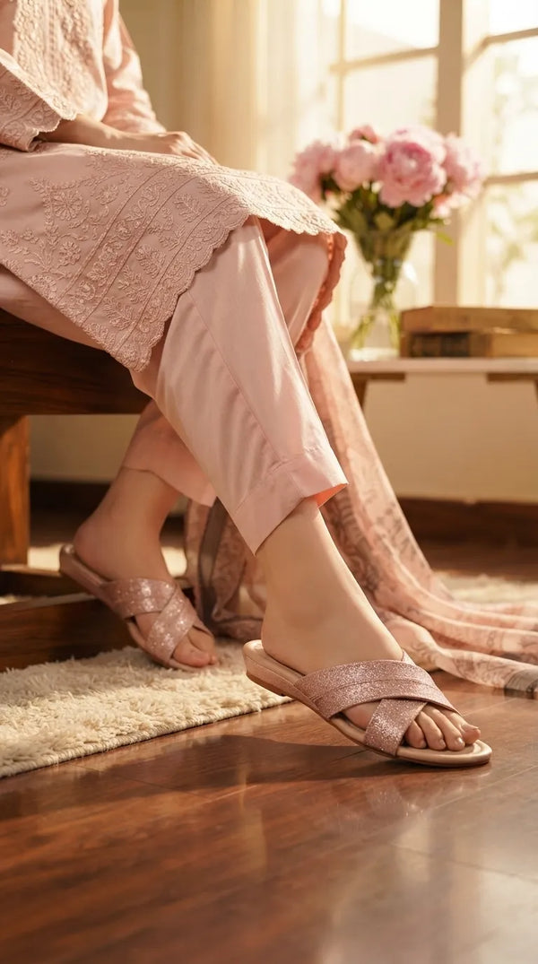 Pink Formal Slipper For Women LFR730