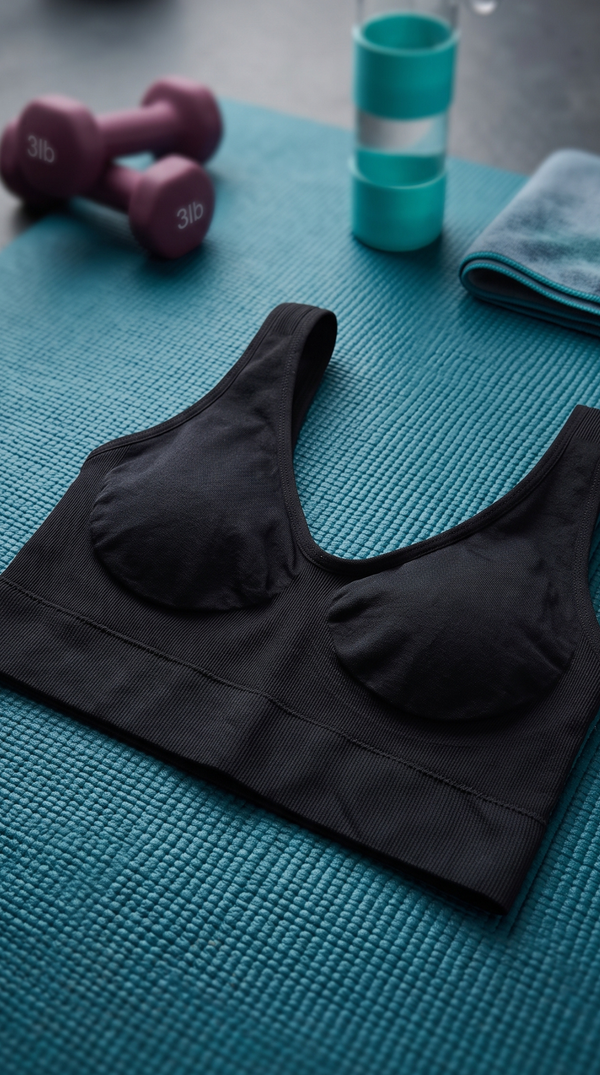 Black Sports Bra For Ladies LG0013