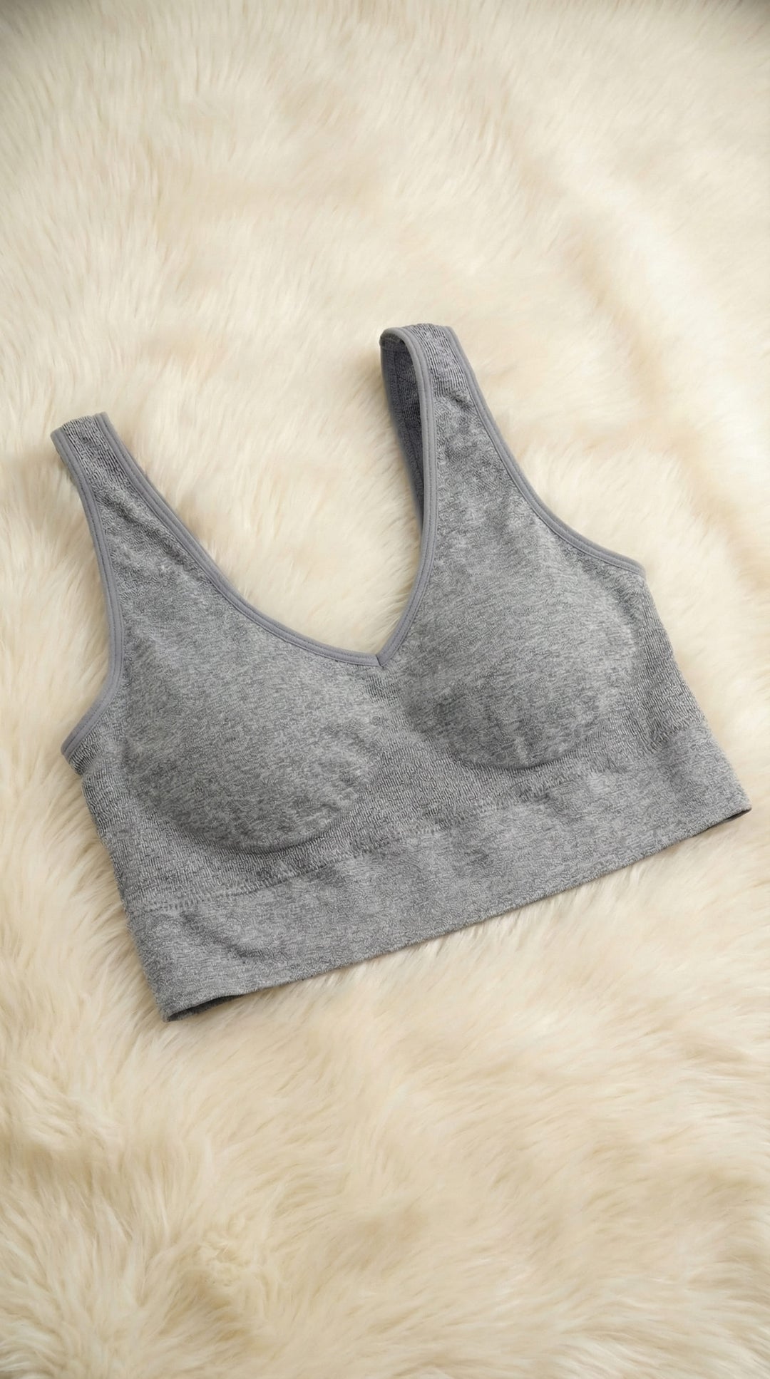 Grey Sports Bra For Ladies LG0016